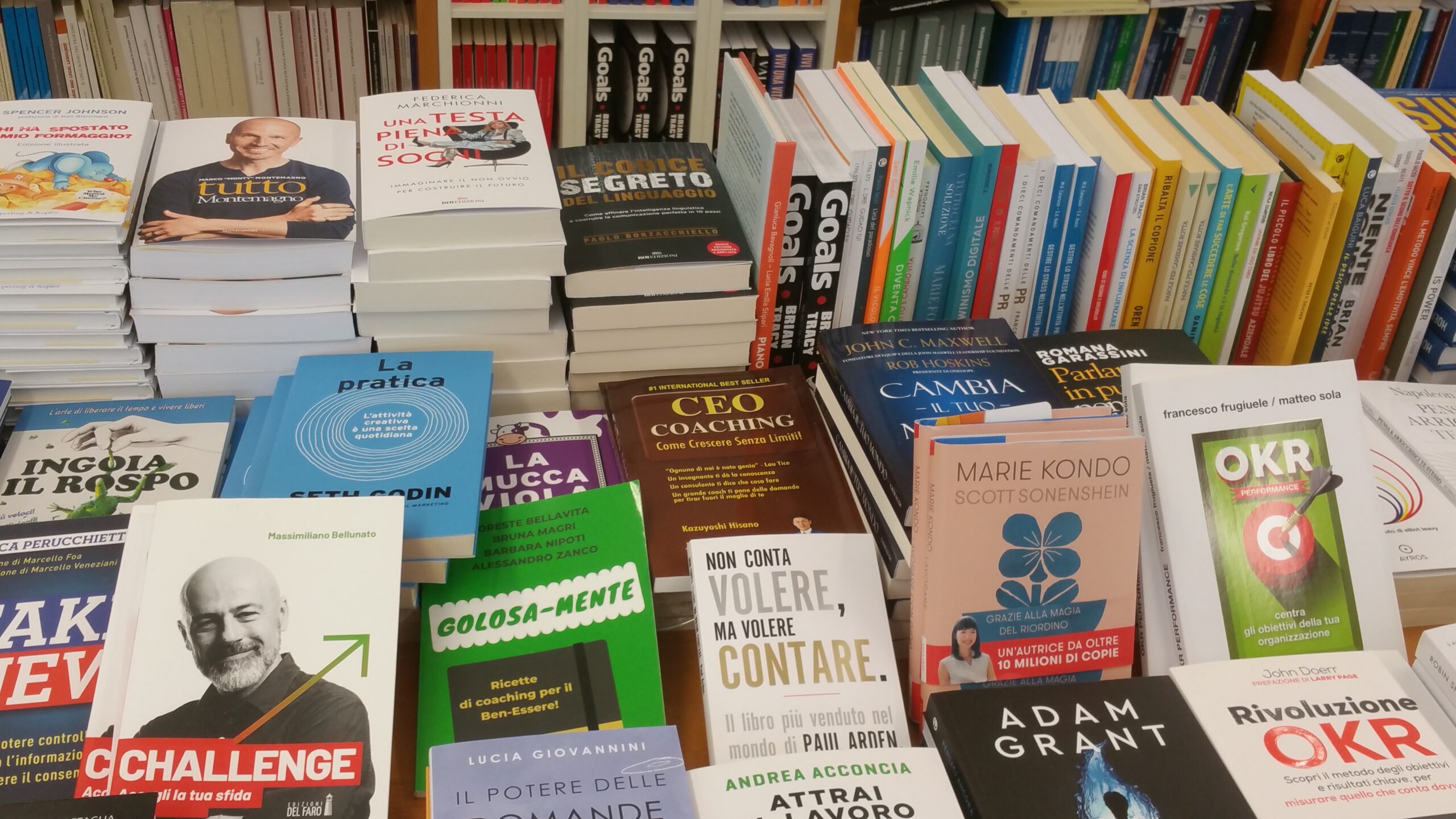 イタリア語の『CEO COACHING』をミラノの書店で発見！